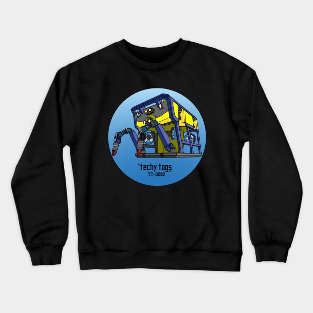 ROV by techy togs (TT-0032) Crewneck Sweatshirt by techy-togs